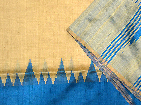 Blue combination sarees